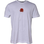 Dolce & Gabbana White DG LOVE Patch Short Sleeves T-shirt TSH90639-56