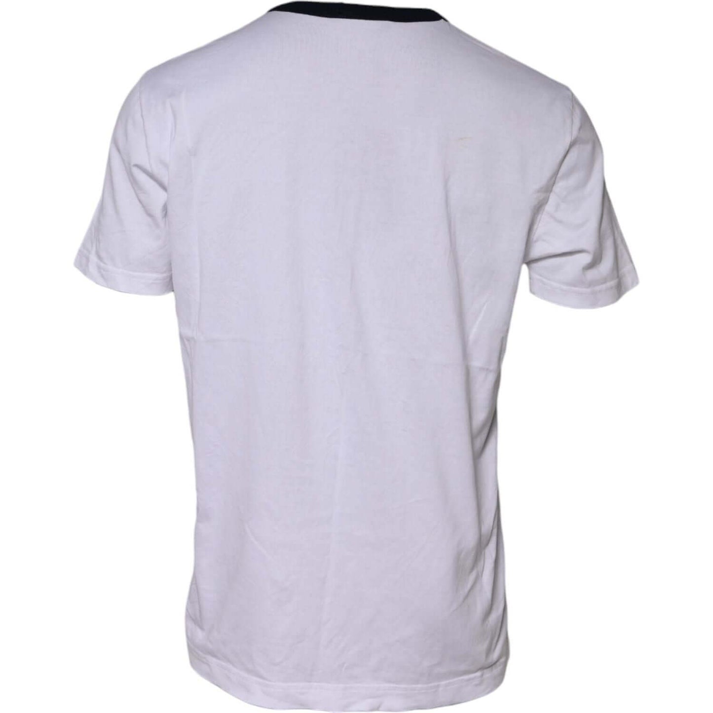 Dolce & Gabbana White DG Logo Print Short Sleeve T-shirt TSH90643-52