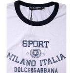 Dolce & Gabbana White DG Logo Print Short Sleeve T-shirt TSH90643-52