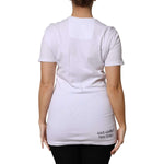 Philipp Plein White Embellished CrewNeck Short Sleeve T-shirt TSH87621-40