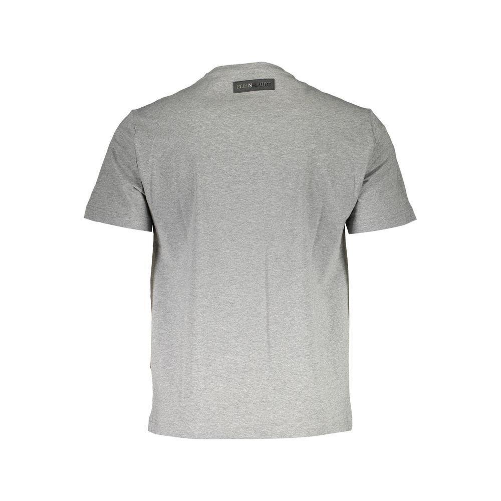 Plein Sport Brown Cotton Men T-Shirt PL-10230-S