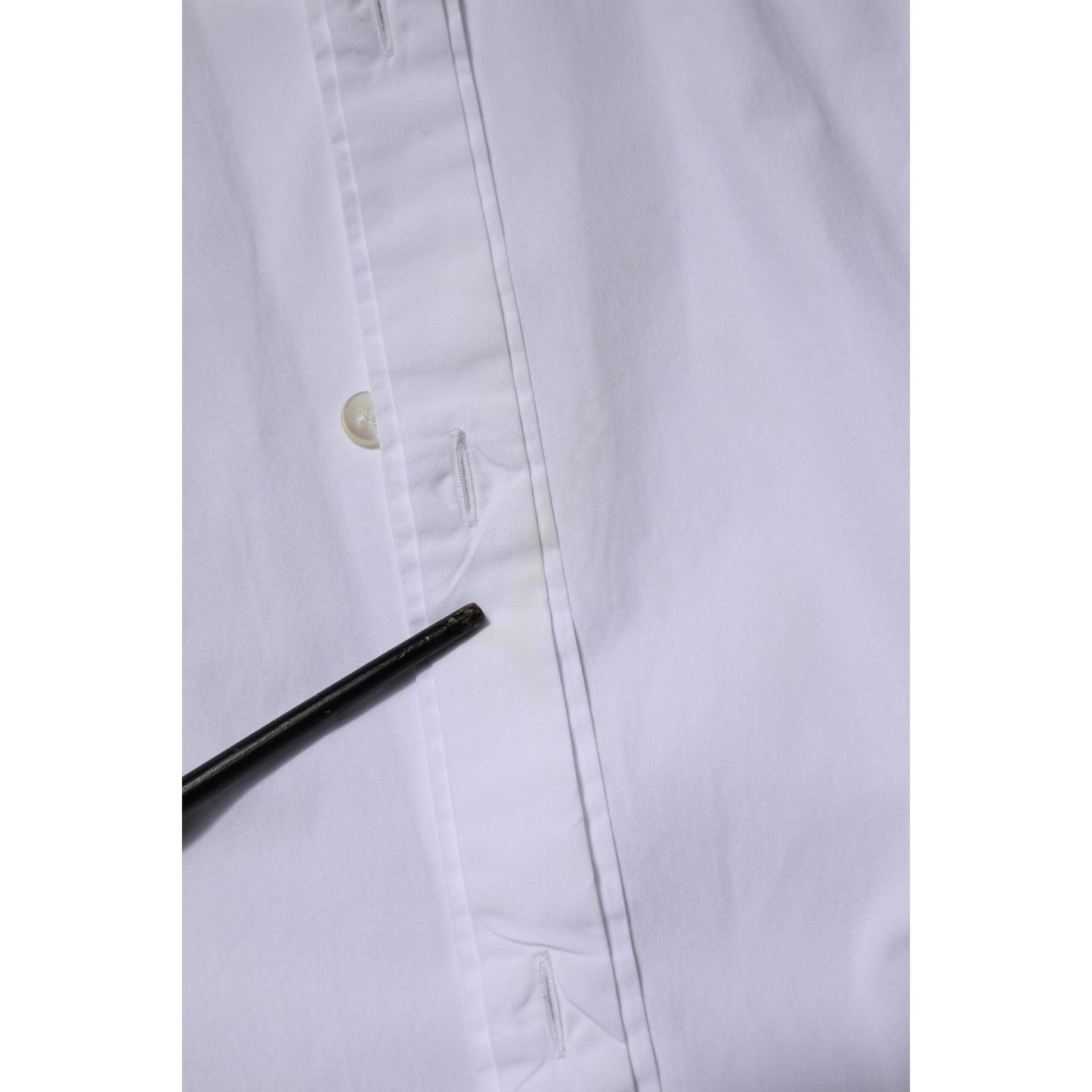 Dolce & Gabbana White Cotton GOLD Long Sleeves Dress Shirt TSH906941-42