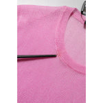Dolce & Gabbana Pink Polyester Sleeveless Round Neck Tank Top TSH90665-44