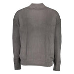 Calvin Klein Gray Cotton Sweater CA-16671-L