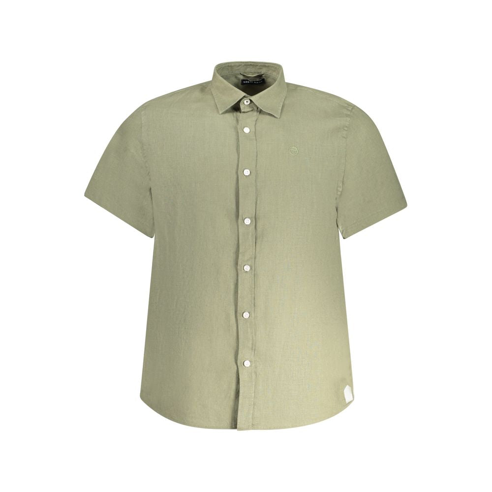 North Sails Green Linen Shirt NO-38915-M
