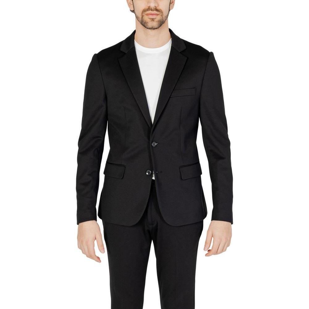 Antony Morato Black Polyester Blazer