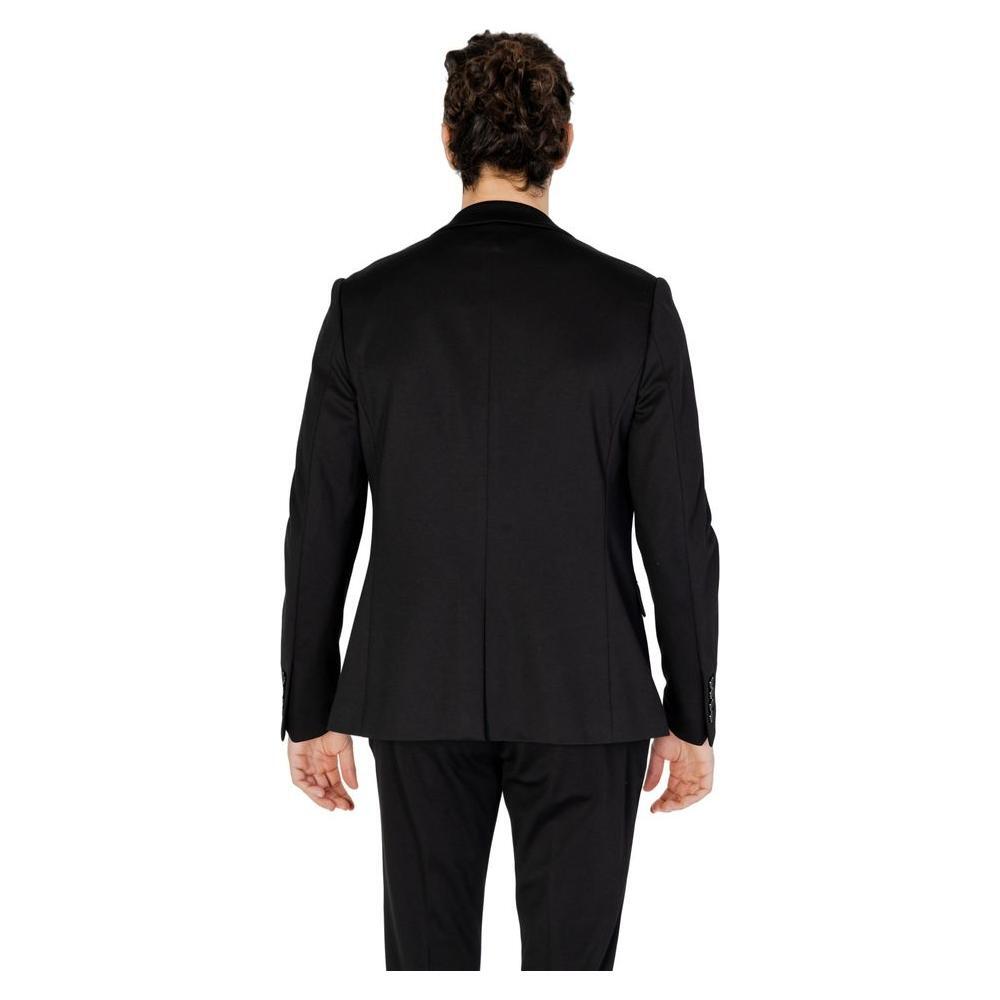 Antony Morato Black Polyester Blazer