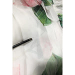 Dolce & Gabbana White Floral Roses Silk Maxi Long Gown Dress DR81742-38