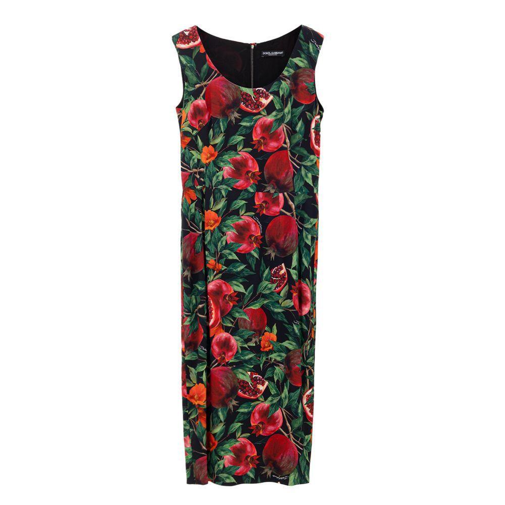Dolce & Gabbana Bicolor Viscose Long
