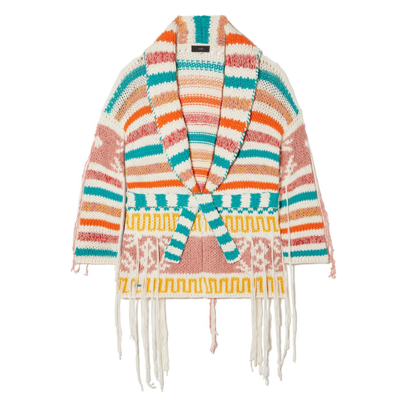 Alanui Sweaters MultiColour Topwear Alanui Light Gray