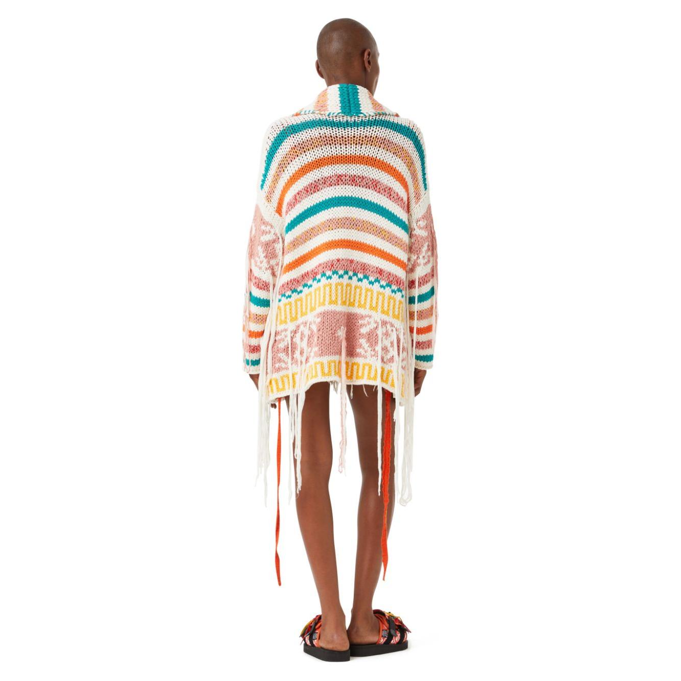 Alanui Sweaters MultiColour Topwear Alanui Light Gray