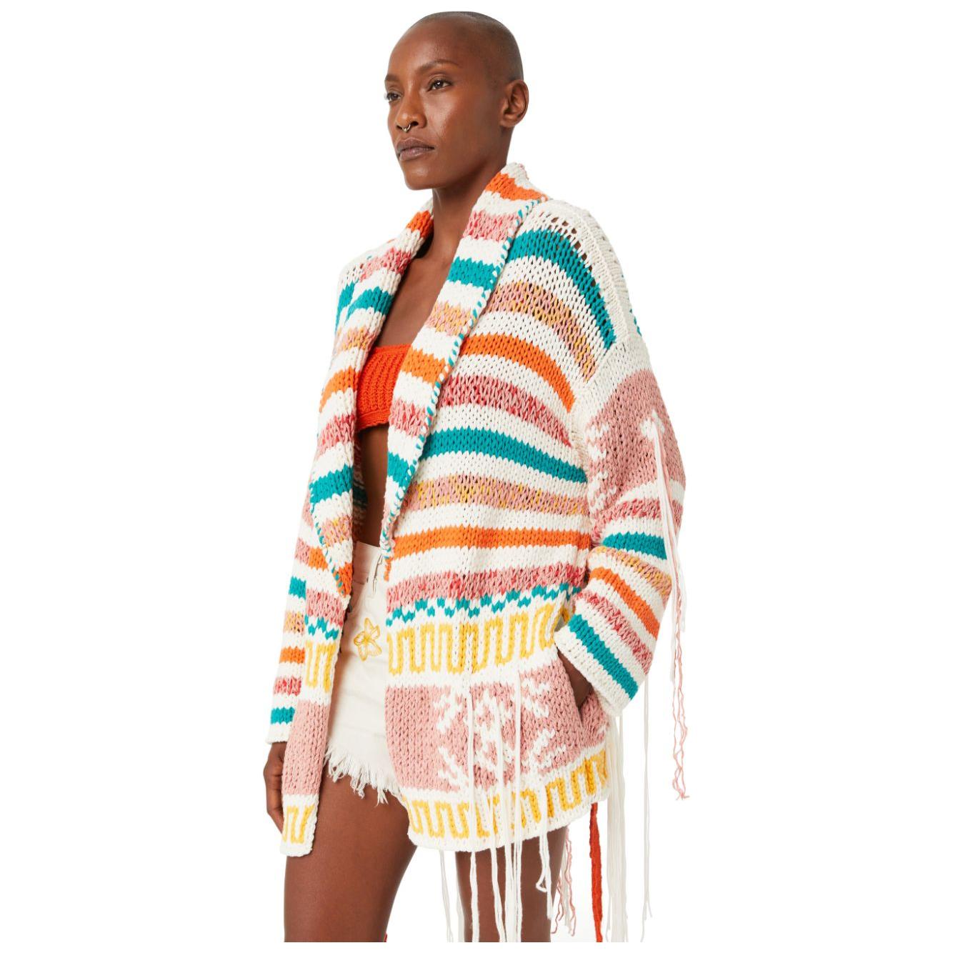Alanui Sweaters MultiColour Topwear Alanui Bisque