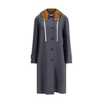 Miu Miu Hooded long Coat MI-MS2101SOOO17HVF045O-IT40 | M