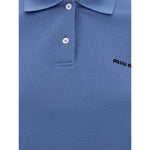 Miu Miu Polo crop Shirt MI-MJN547SOOO14RWF0237-M