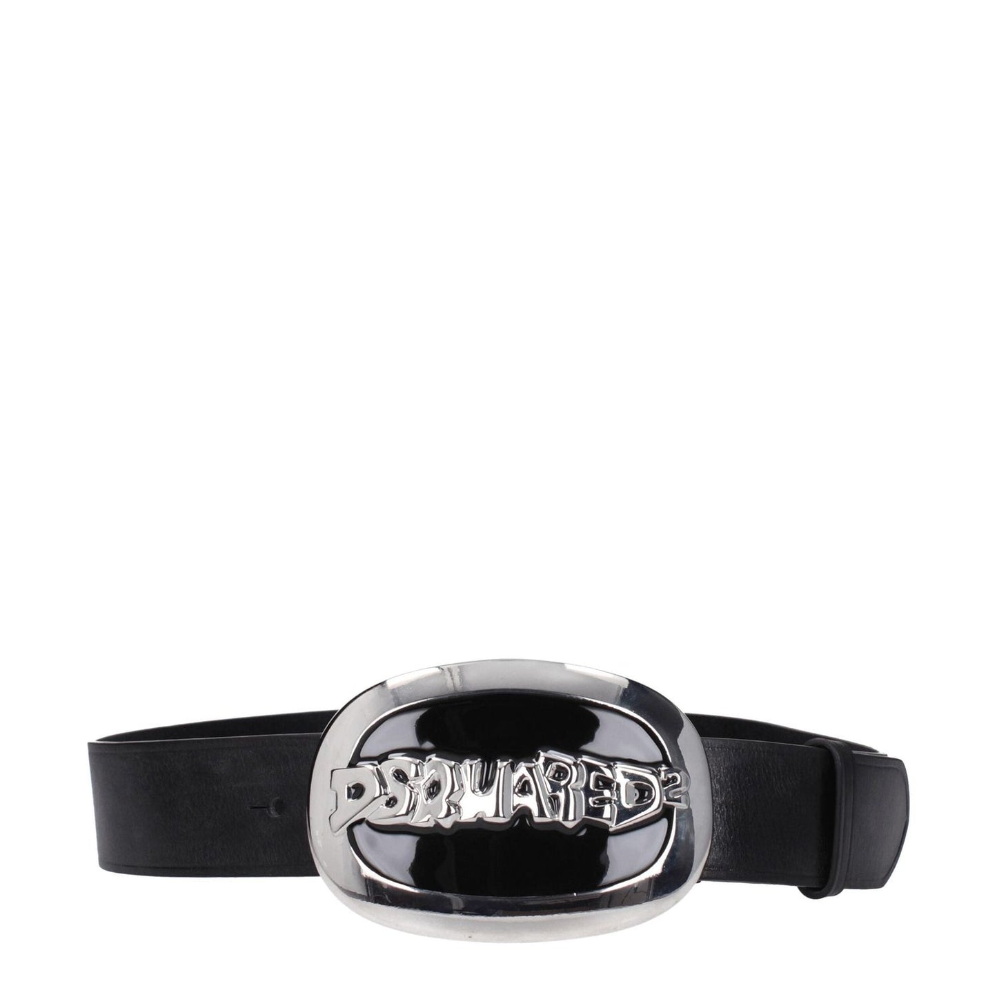 Dsquared² Black Leather Belts DS-8547418603785-85 CM / 34 INCHES