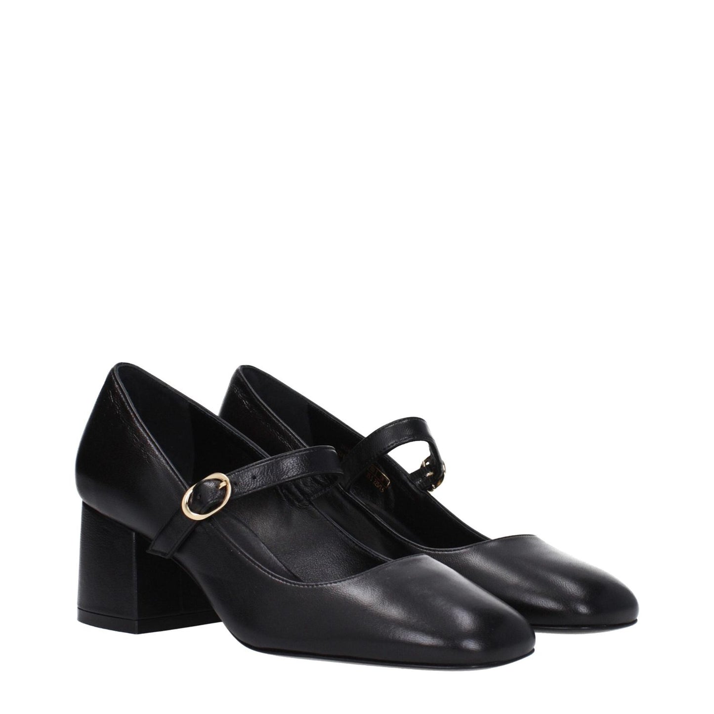 Stuart Weitzman Black Leather Mid Heel Pumps ST-9250415804681-EU41/US11