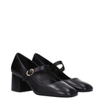 Stuart Weitzman Black Leather Mid Heel Pumps ST-9250415804681-EU41/US11
