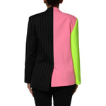 Dolce & Gabbana Multicolor Patchwork Embellished Coat Jacket JKT41566-40