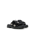 Bottega Veneta Black Cotton Slipper BO-10137676-EU43/US10