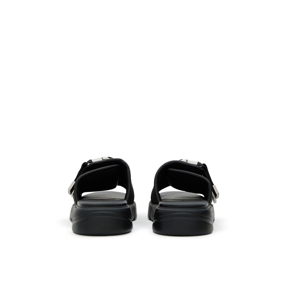 Bottega Veneta Black Cotton Slipper BO-10137676-EU43/US10