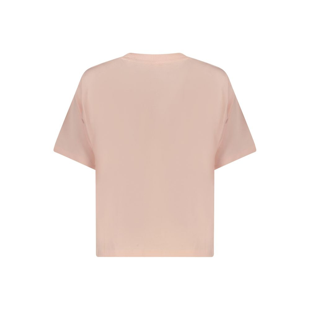 Guess Jeans Pink Cotton Tops & T-Shirt