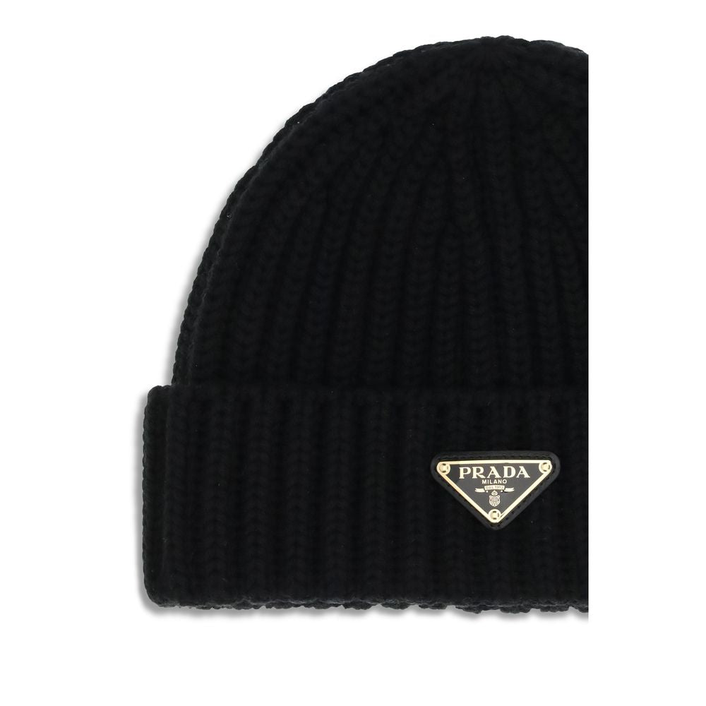 Prada Virgin wool Beanie Hat PR-1HC3902DZLF0002-M