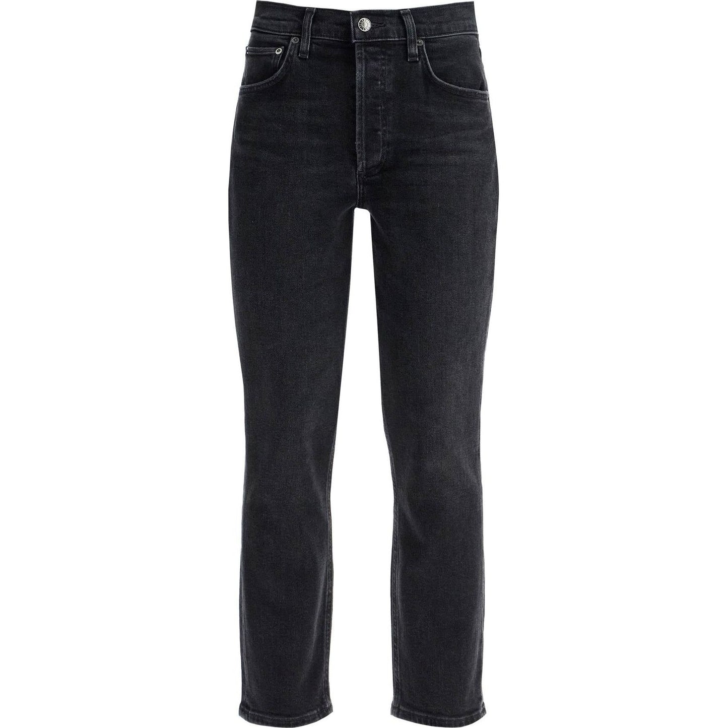 Agolde riley cropped jeans Jeans Agolde Dark Slate Gray