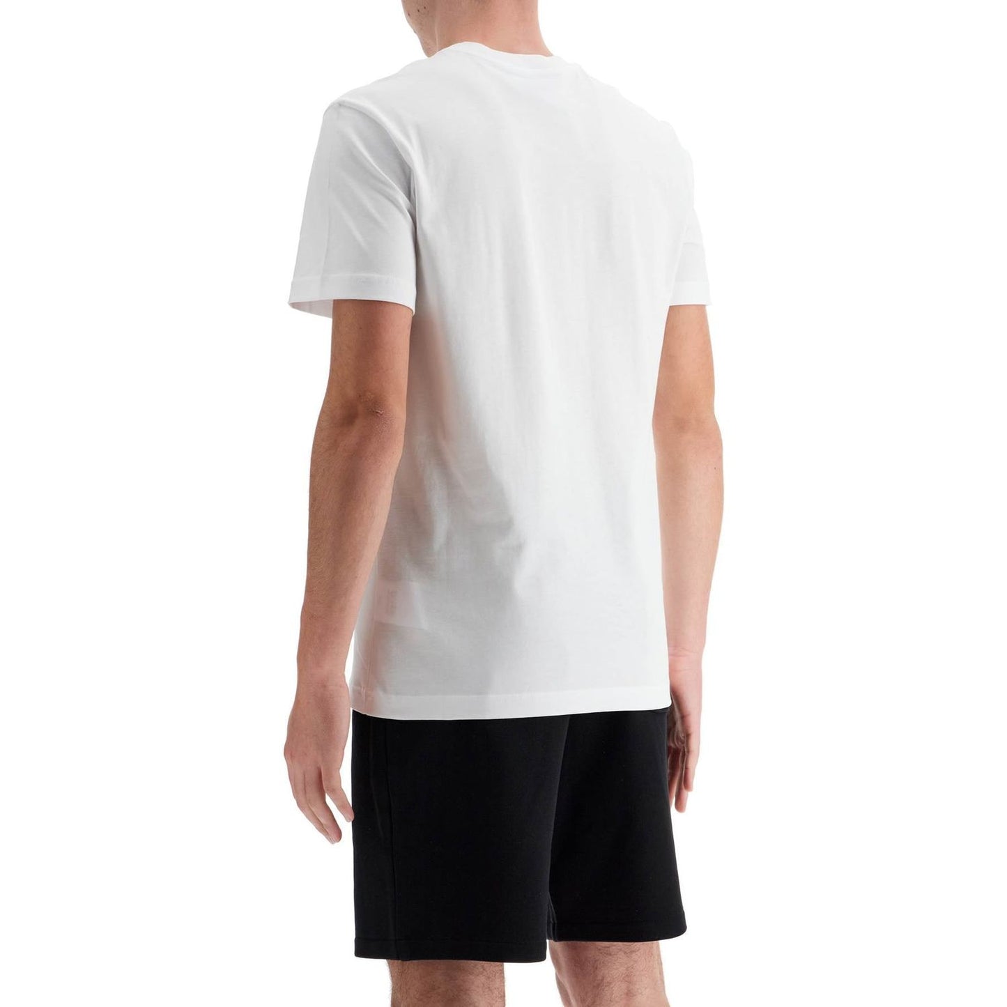 Moschino t-shirt with logo print Topwear Moschino Light Gray
