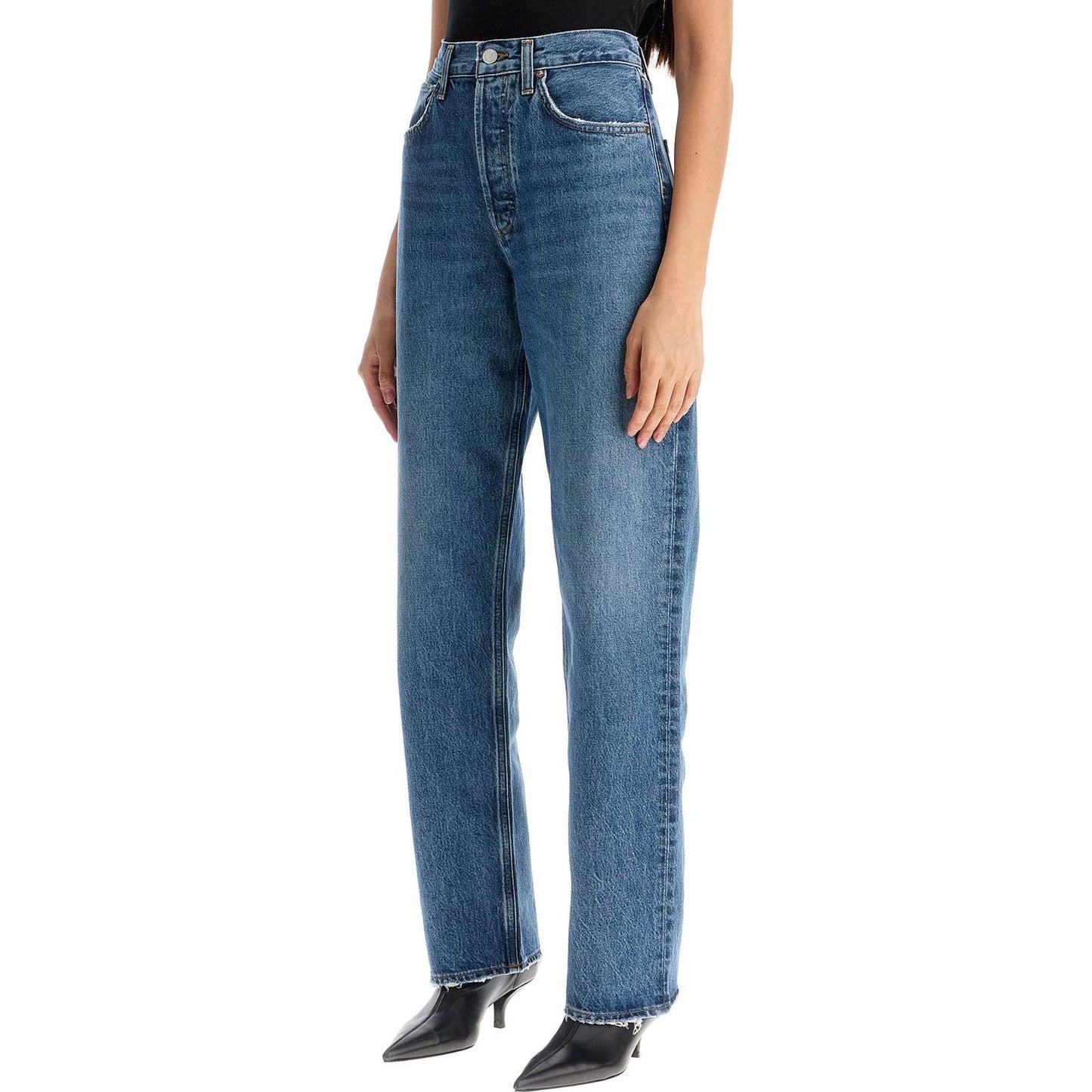 Agolde relaxed straight fit kelly jeans Jeans Agolde Dark Slate Blue