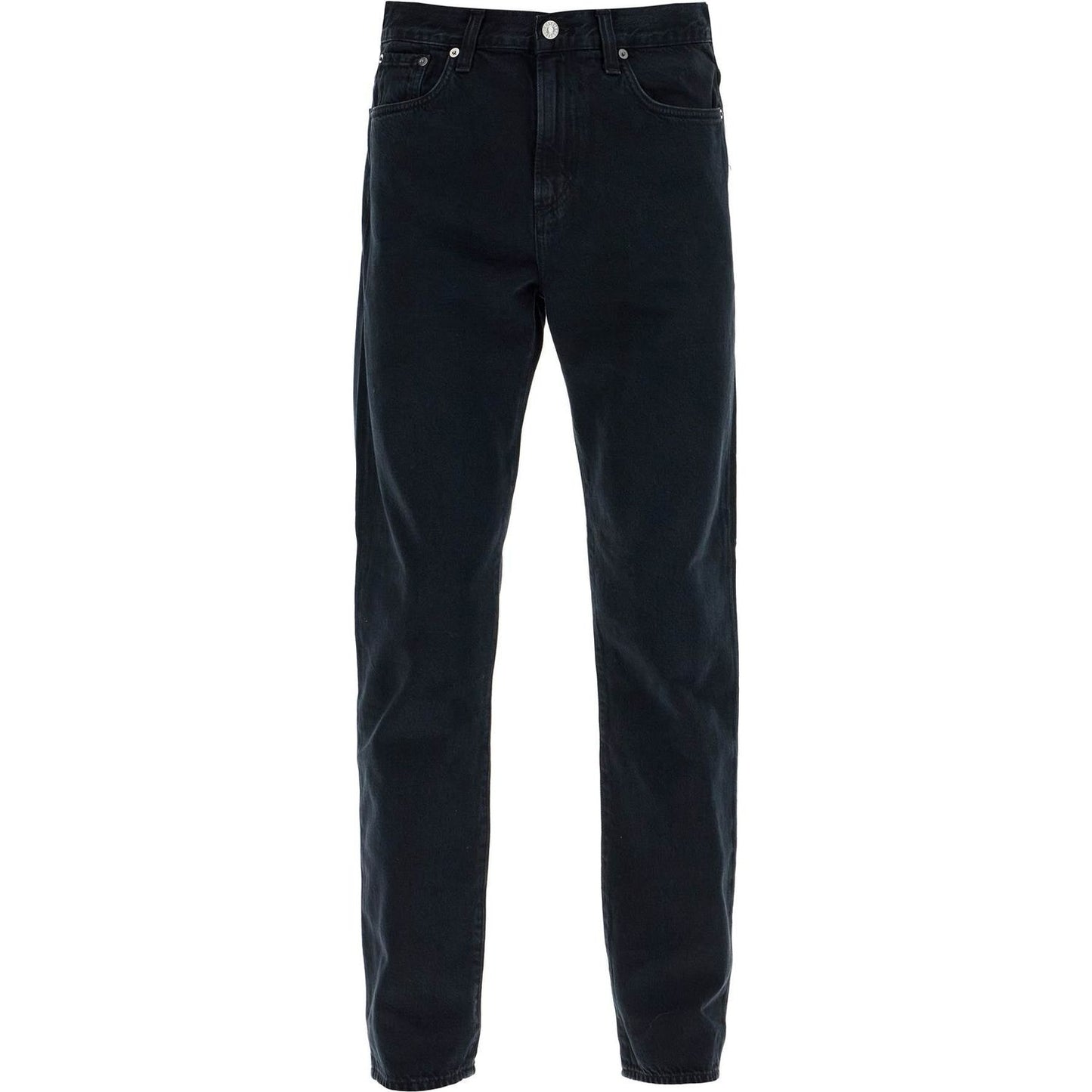 Agolde crushed wash curtis jeans in Jeans Agolde Black