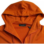 Dolce & Gabbana Orange Hooded Pullover Sweatshirt Sweater TSH86442-48