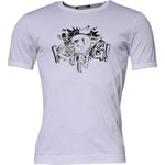 Dolce & Gabbana White Panda King Cotton Crew Neck T-shirt TSH87233-46