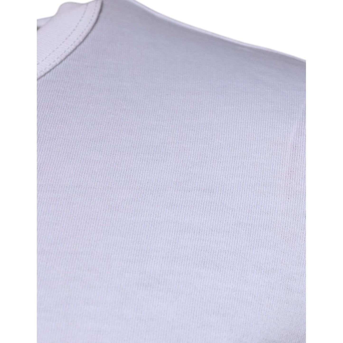 Dolce & Gabbana White Panda King Cotton Crew Neck T-shirt TSH87233-46