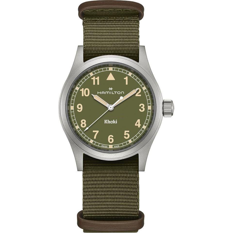 HAMILTON Mod. KHAKI FIELD QUARTZ WATCHES HAMILTON Dark Olive Green