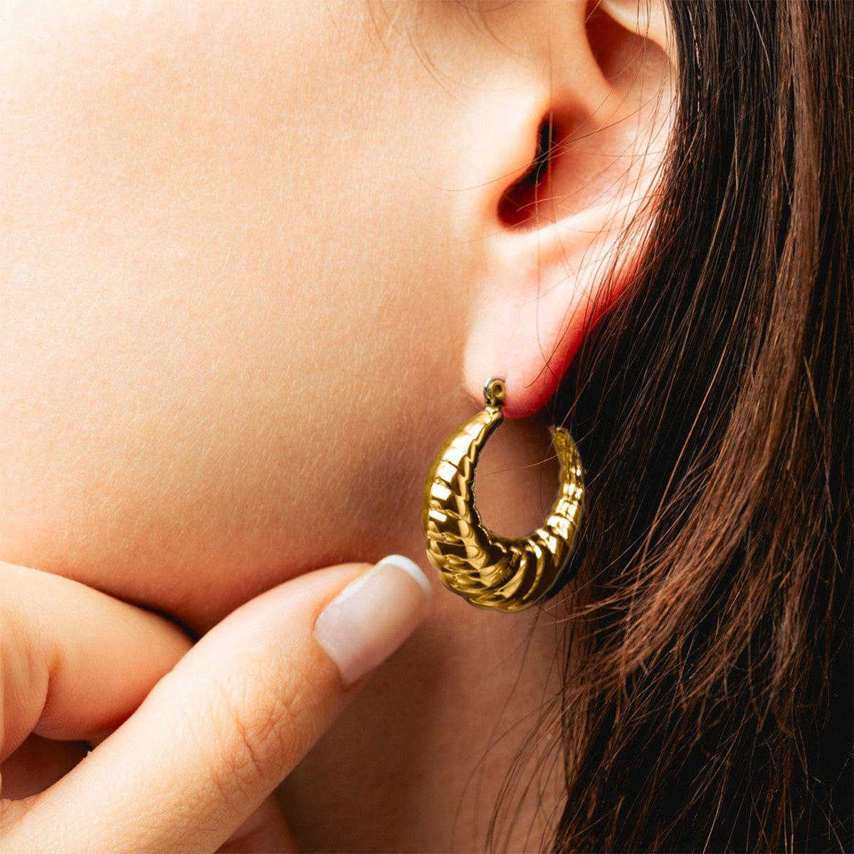 LOTUS JEWELS JEWELRY Mod. LS2345-4/2 Earrings LOTUS JEWELS Black