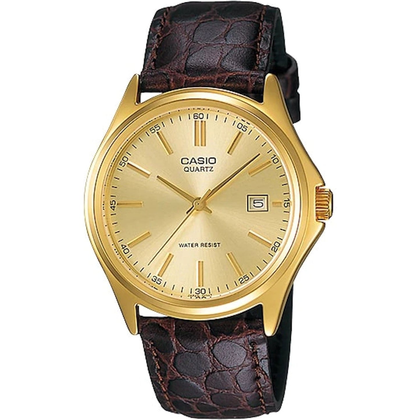 CASIO COLLECTION Mod. DATE LEATHER - GOLD WATCHES CASIO COLLECTION & VINTAGE Dark Slate Gray