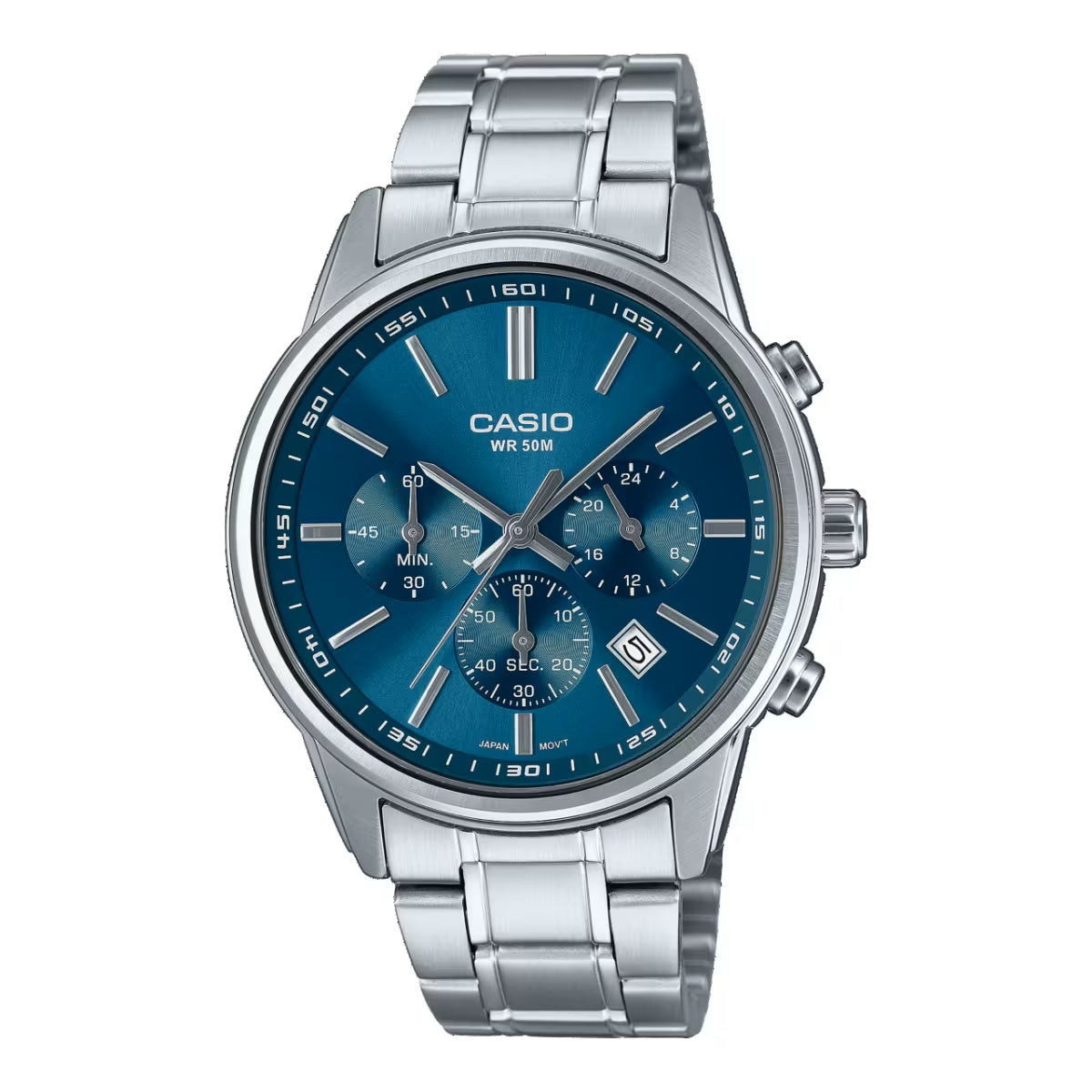 CASIO COLLECTION Mod. CHRONO DATE - BLUE WATCHES CASIO COLLECTION & VINTAGE Dark Slate Gray