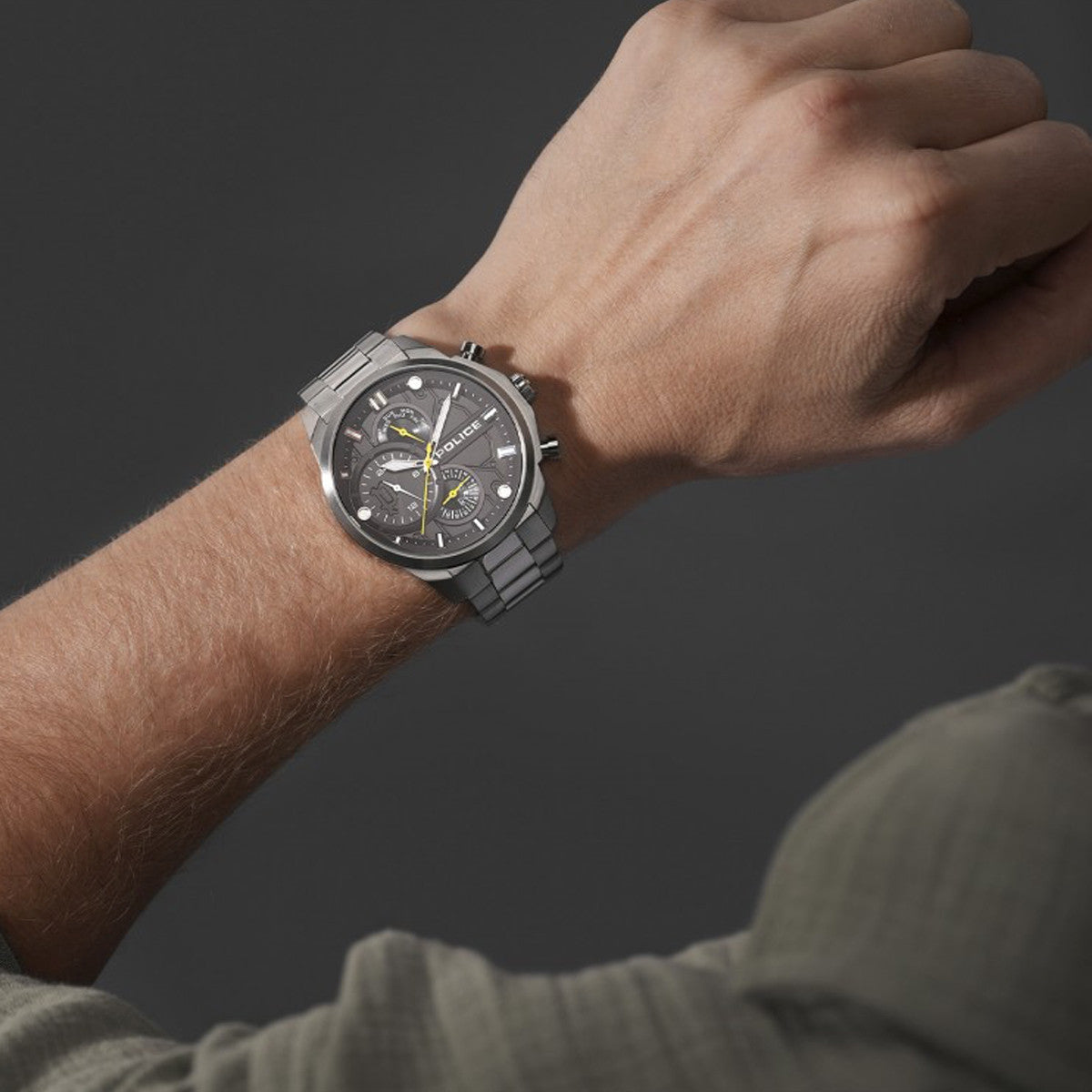 POLICE WATCHES Mod. PEWGK0039204 WATCHES POLICE Dark Slate Gray