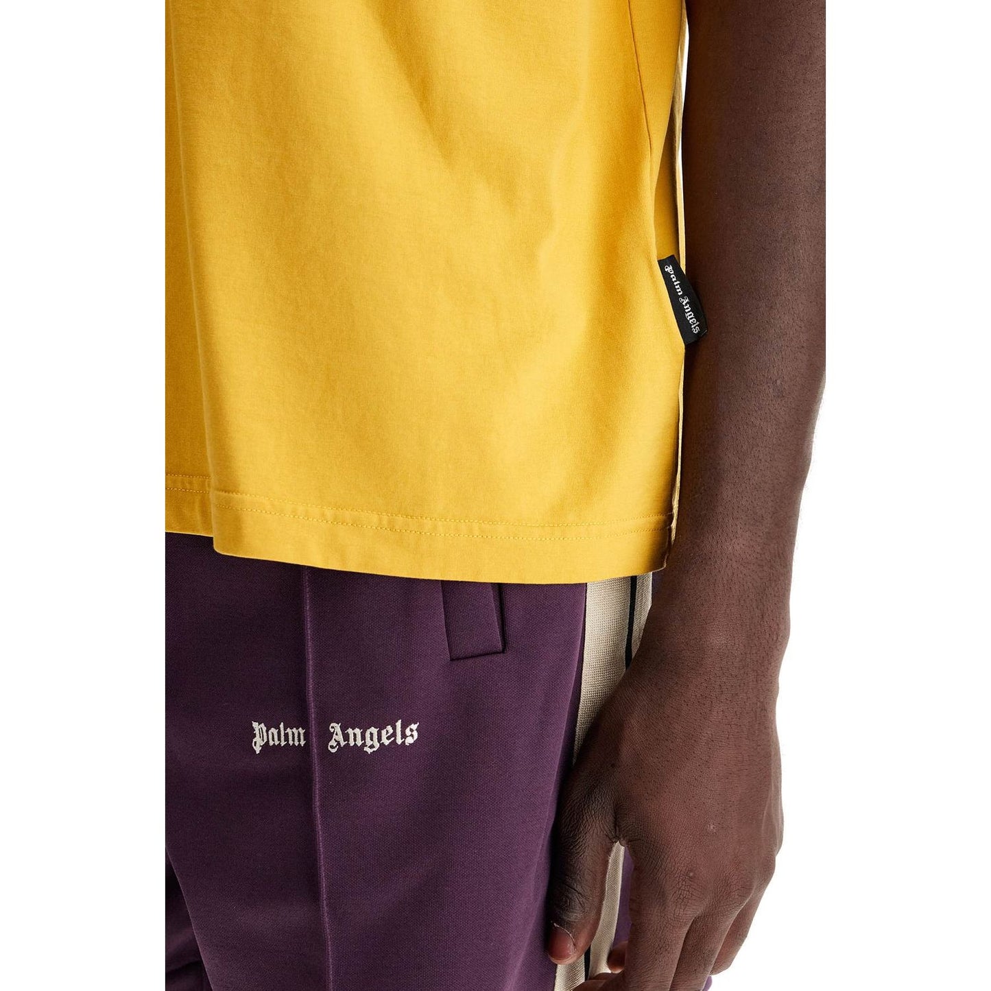 Palm Angels ato "newborn logo boxy Topwear Palm Angels Goldenrod