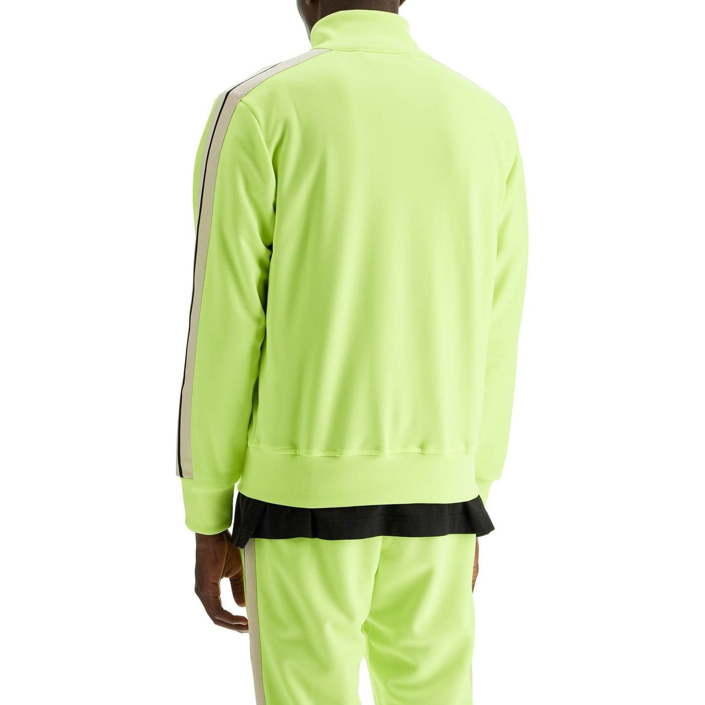 Palm Angels 'track sweatshirt with contrasting bands Topwear Palm Angels Light Goldenrod