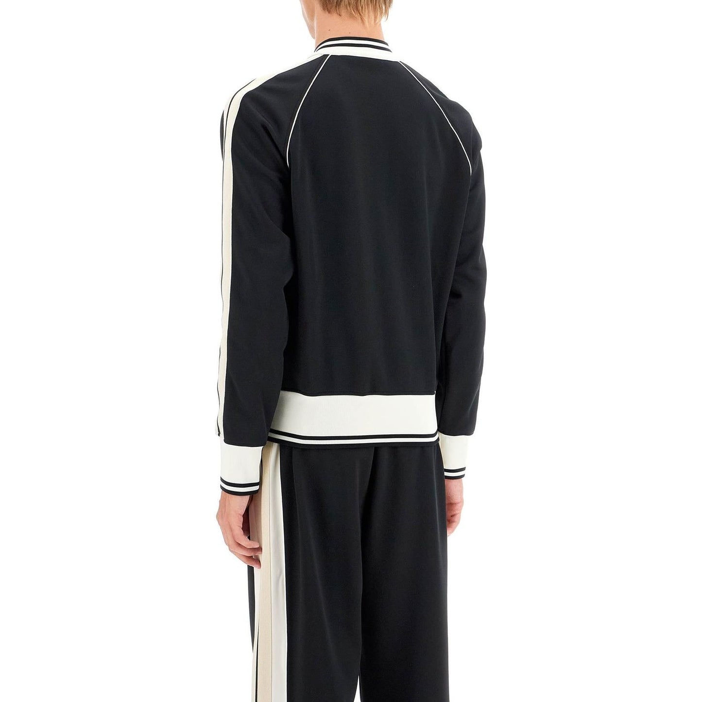 Palm Angels raglan zip-up sweat Topwear Palm Angels Black