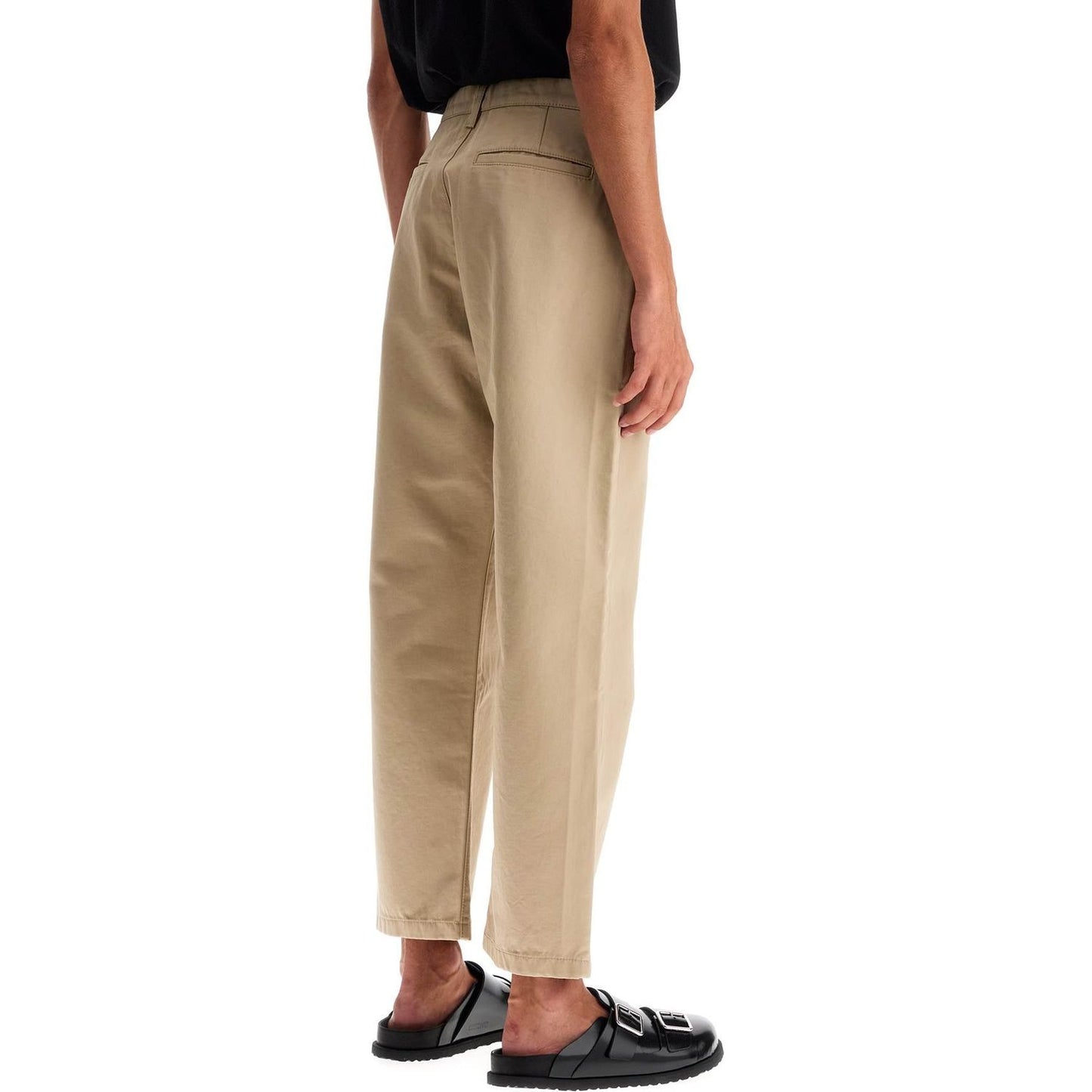 Palm Angels chino pants with logo branding Trousers Palm Angels Rosy Brown