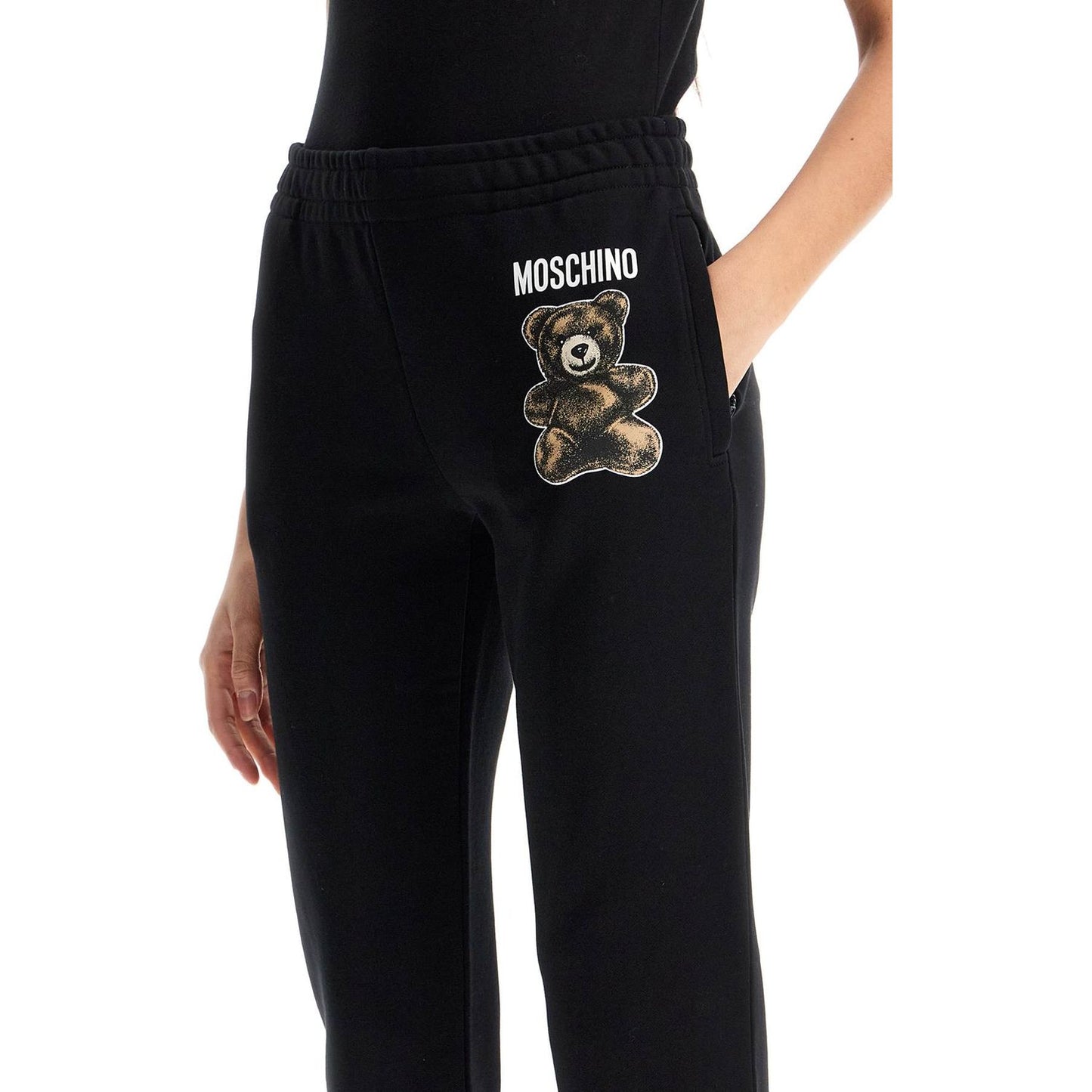 moschino teddy bear jog Trousers Moschino Black