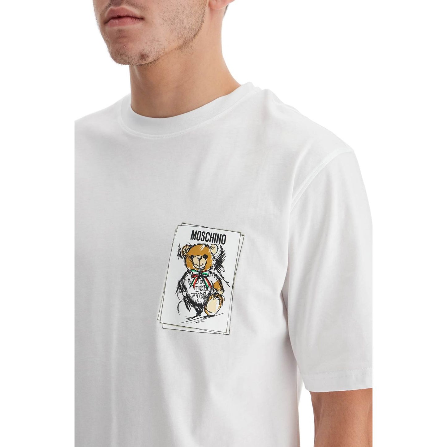Moschino teddy bear t-shirt Topwear Moschino Light Gray