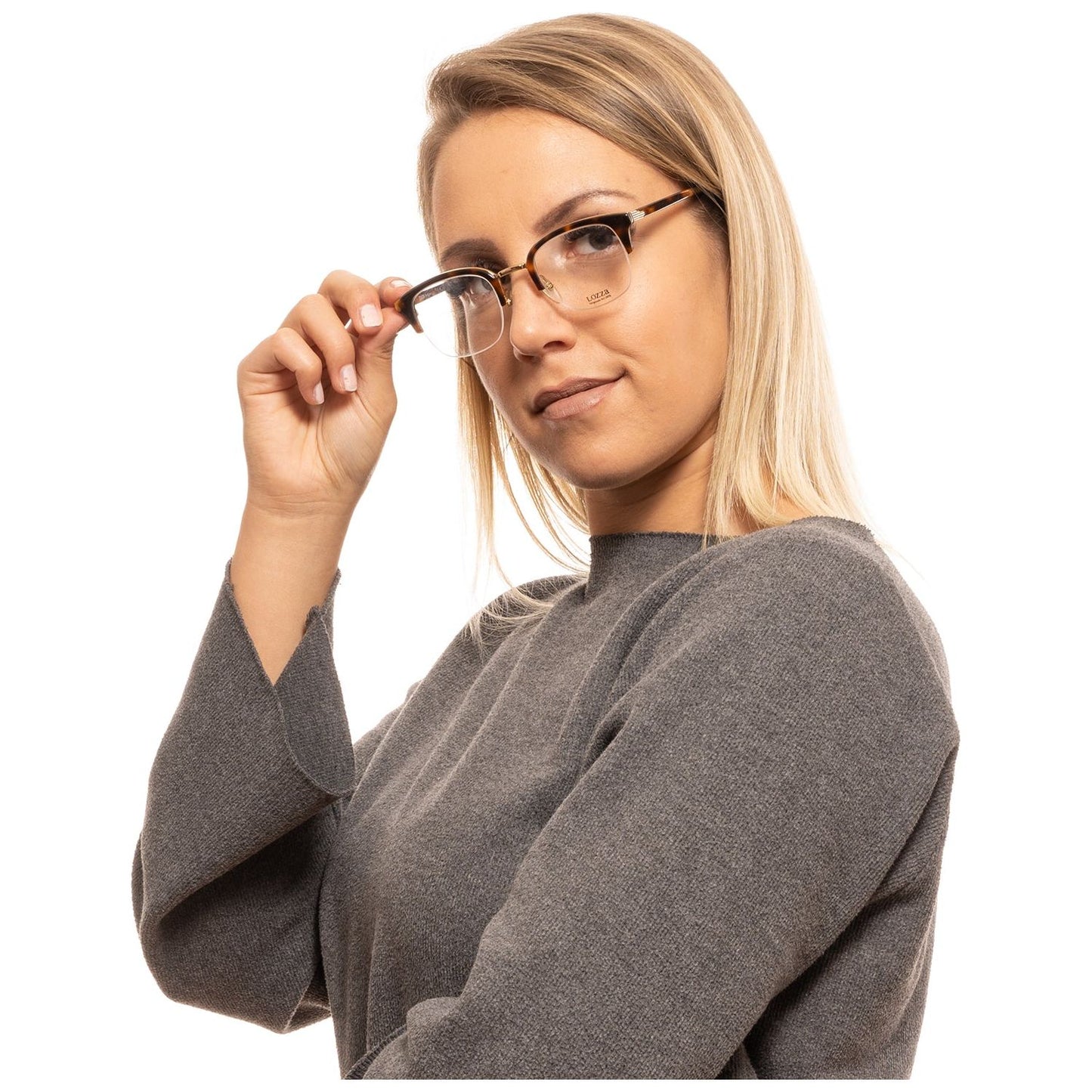 LOZZA MOD. VL4145 4809AJ SUNGLASSES & EYEWEAR LOZZA EYEWEAR Dim Gray