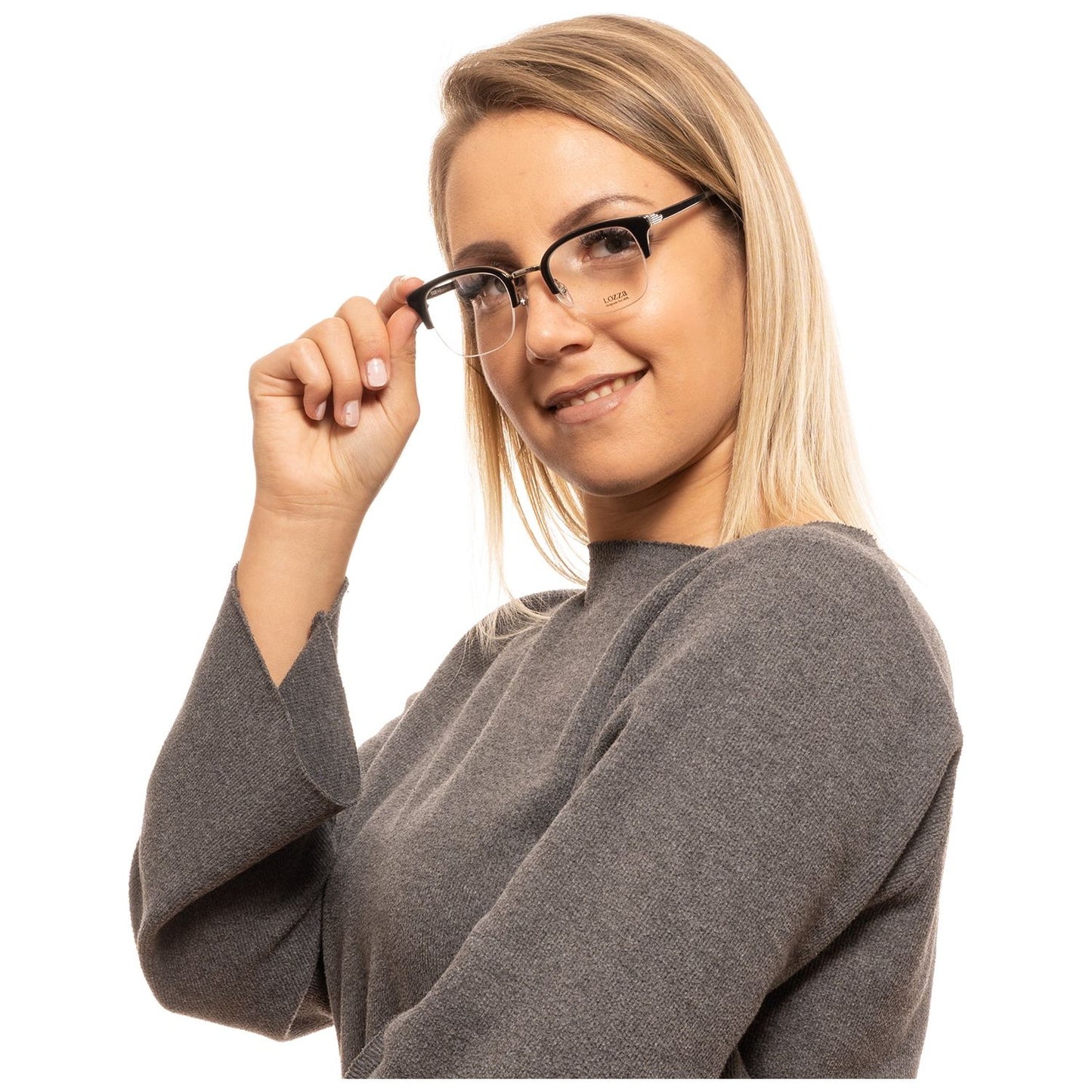 LOZZA MOD. VL4145 480BLK SUNGLASSES & EYEWEAR LOZZA EYEWEAR Dim Gray