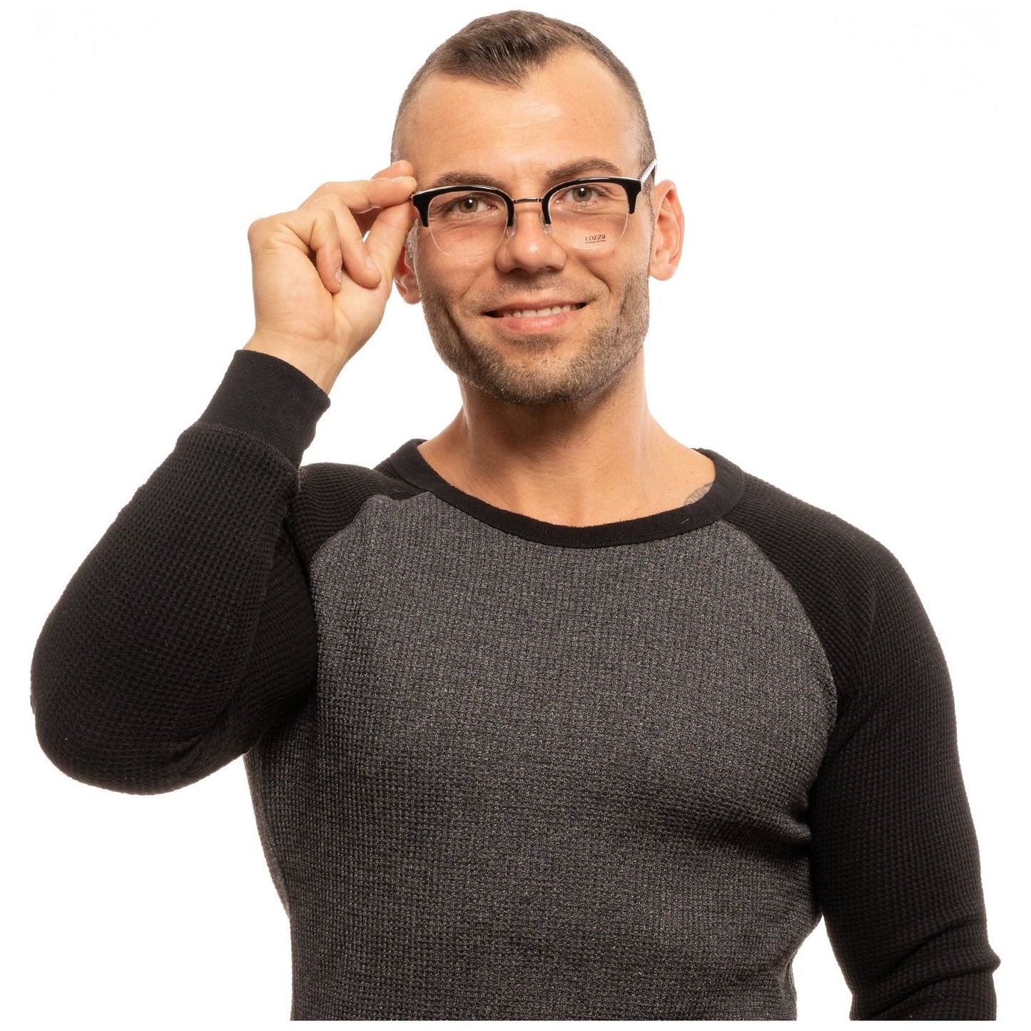 LOZZA MOD. VL4145 480BLK SUNGLASSES & EYEWEAR LOZZA EYEWEAR Dark Slate Gray