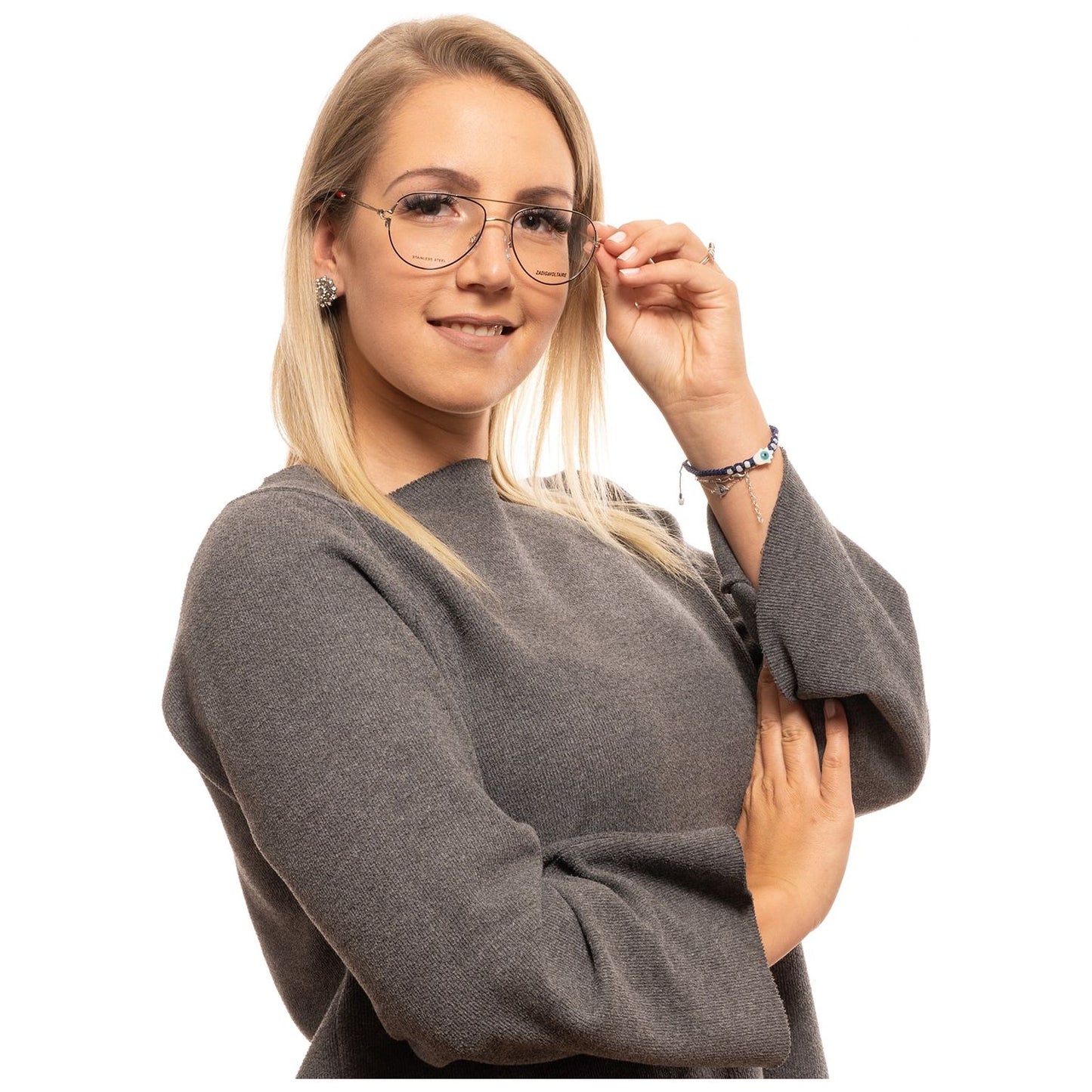 ZADIG & VOLTAIRE MOD. VZV223 550492 SUNGLASSES & EYEWEAR ZADIG & VOLTAIRE EYEWEAR Dim Gray