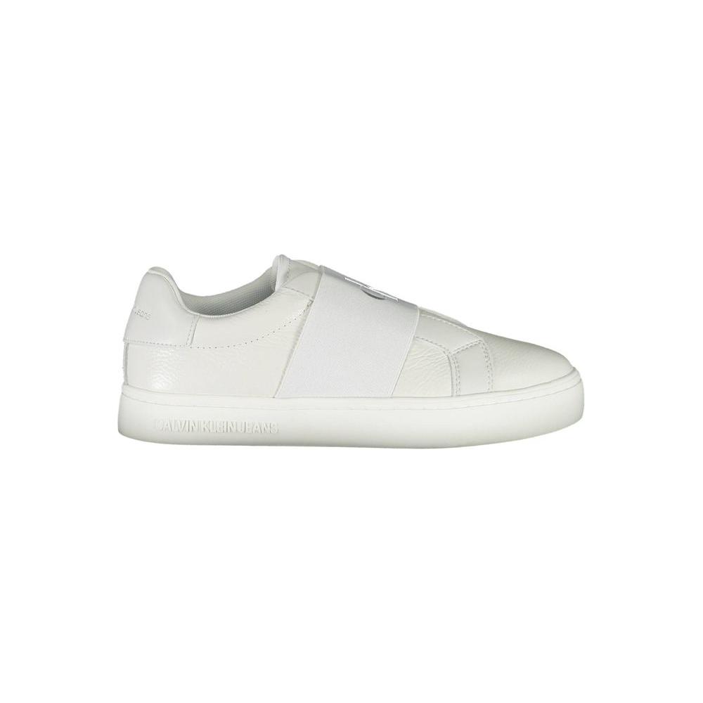 Calvin Klein White Leather Women Sneaker