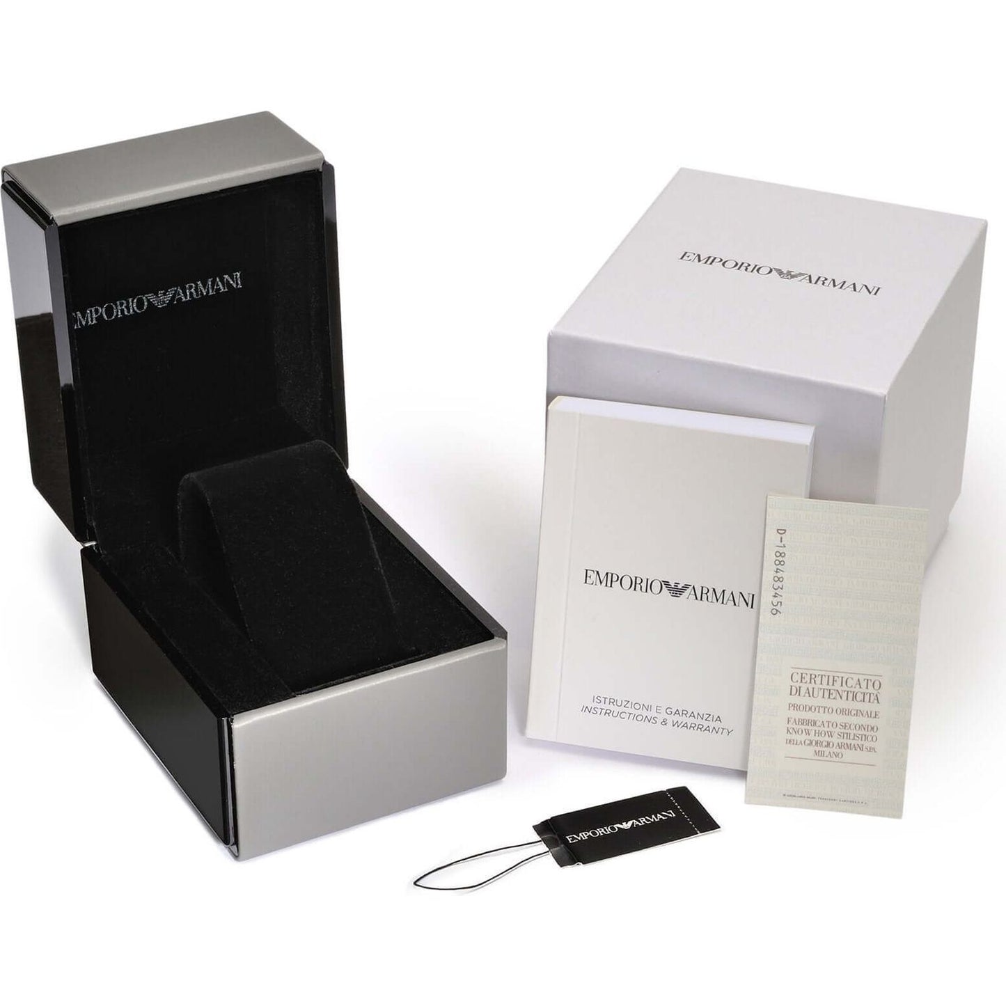 EMPORIO ARMANI MECCANICO Mod. SKELETON Automatic WATCHES EMPORIO ARMANI Black